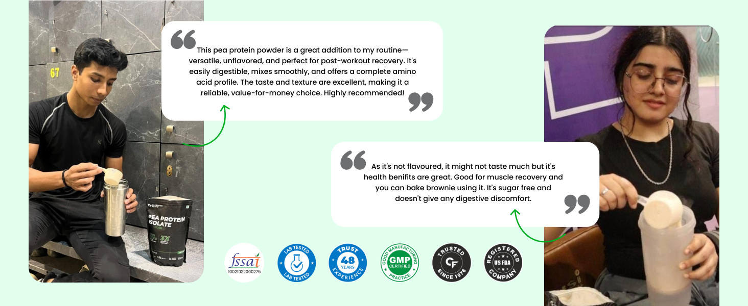 Carbamide Forte Pea Protein Isolate 30G Per Serving | Vegan Plant Protein Powder Isolate With 4.8G BCAA | 100% Pure Unflavoured Plant Pea Protein Powder - 500G (Pack Of 3), 1500 Grams, 30 Grams