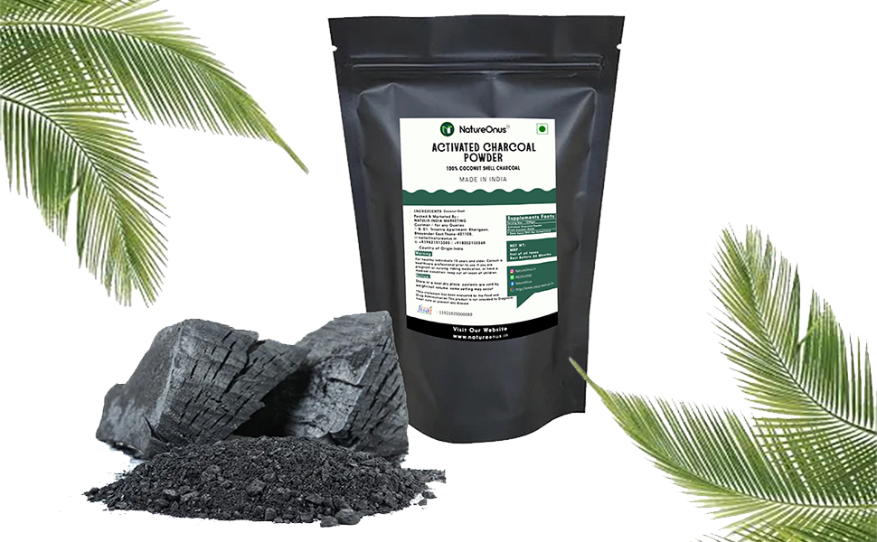 Activated Charcoal Powder 500g | AAA+ Grade Coconut Shells Powder | Teeth Whitening, Detox & Cleansing Powder for Face, Skin, and DIY Use, Food-Grade