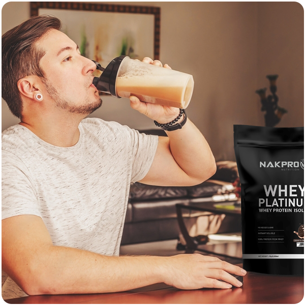 NAKPRO NUTRITION Platinum Whey Protein Isolate | 500g Unflavoured | 31g Protein, Trustified Certified
