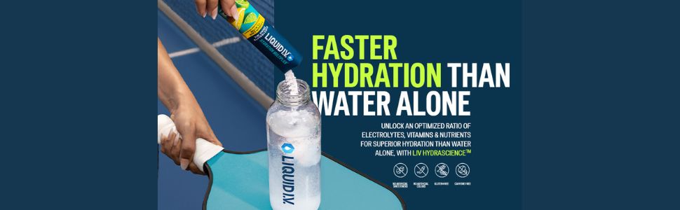 Liquid I.V.™ Hydration Multiplier™ - Acai Berry|6 Sticks = 3 LTRS| Hydration Drink Mix 16g