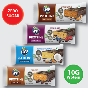 HYP - Protein Cookies, Double Chocolate (6x42g) | 10g Protein per Cookie | Made With Whole Wheat Flour | High Protein, High Fiber, Low Sugar | Protein Snack