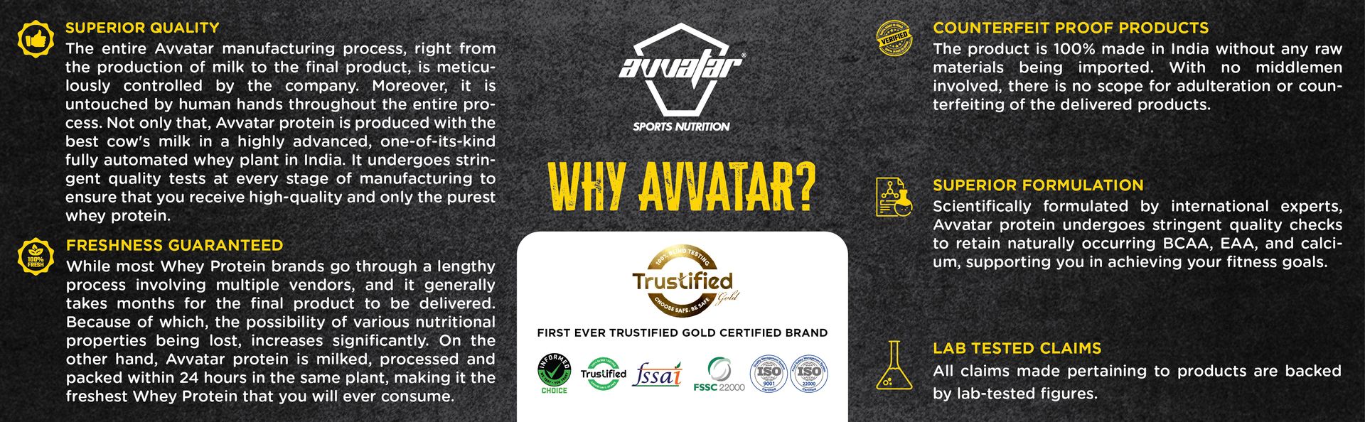 avvatar WHEY PROTEIN | 1Kg | Caramel Crème Flavour | 27g Protein | 29 Servings | Isolate & Concentrate Blend