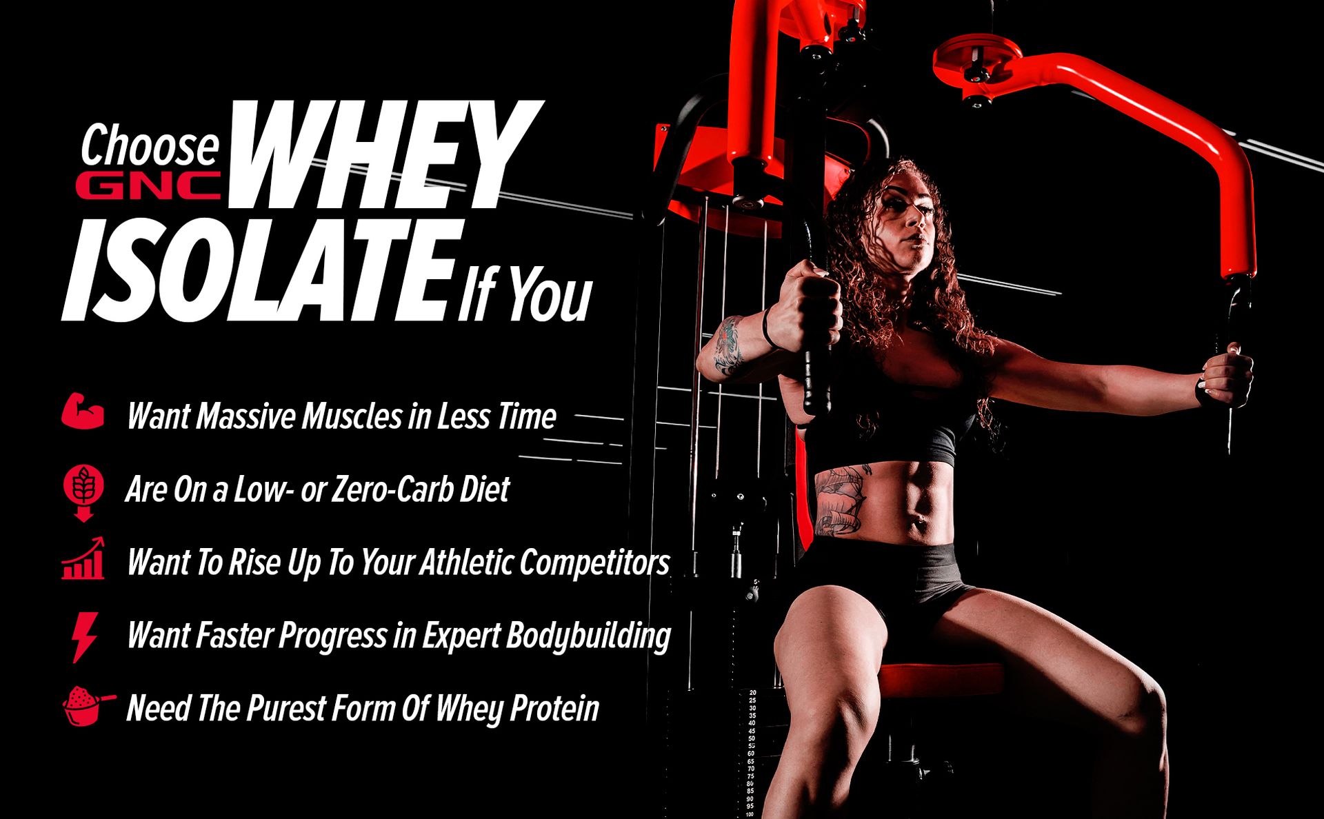 GNC AMP Pure Isolate Zero Carb Blueberry 4lbs + GNC Pro Performance Creatine Monohydrate 250 gm