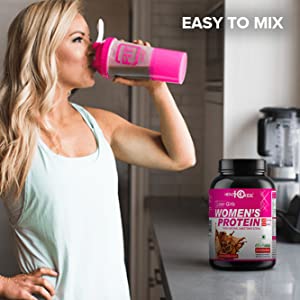 Healthoxide Women Protein Powder Lean Girl with 100% Natural Sweetner Stevia Chocolate Flavore (1 kg)
