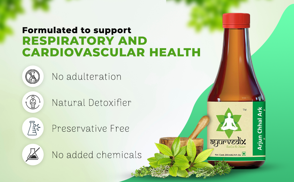 Arjun Chhal Ark 200ml Terminalia Arjuna Hydrosol Distillate