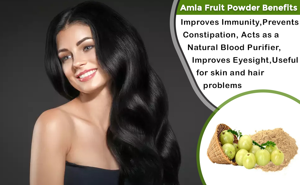 Herbal Hills Amla Powder, (200 gm Pack) | Supports Skin Glow, Hair Strength & Immunity Boost | Amla Churna For Natural Beauty & Wellness with Indian Gooseberry Fruit