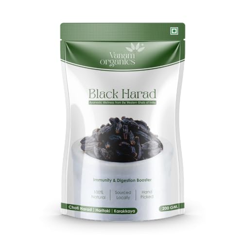 Vanam Organics Black Harad (Haritaki/Terminalia Chebula)