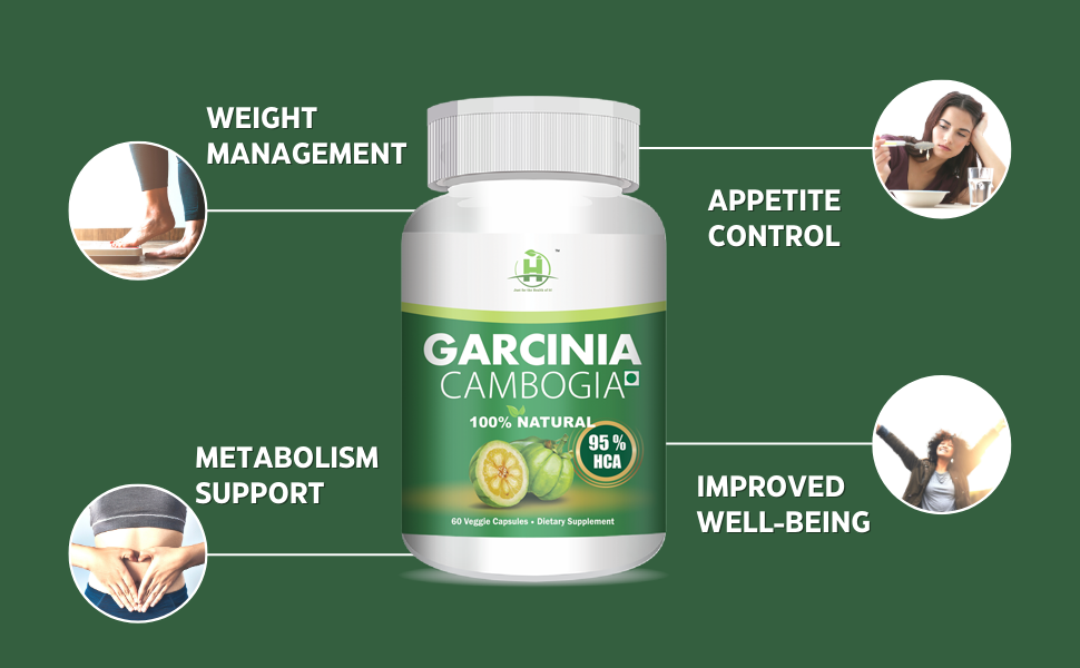 Healthy Nutrition - Just for the Health of it Natural Garcinia Cambogia for Weight Management (60 Capsules)