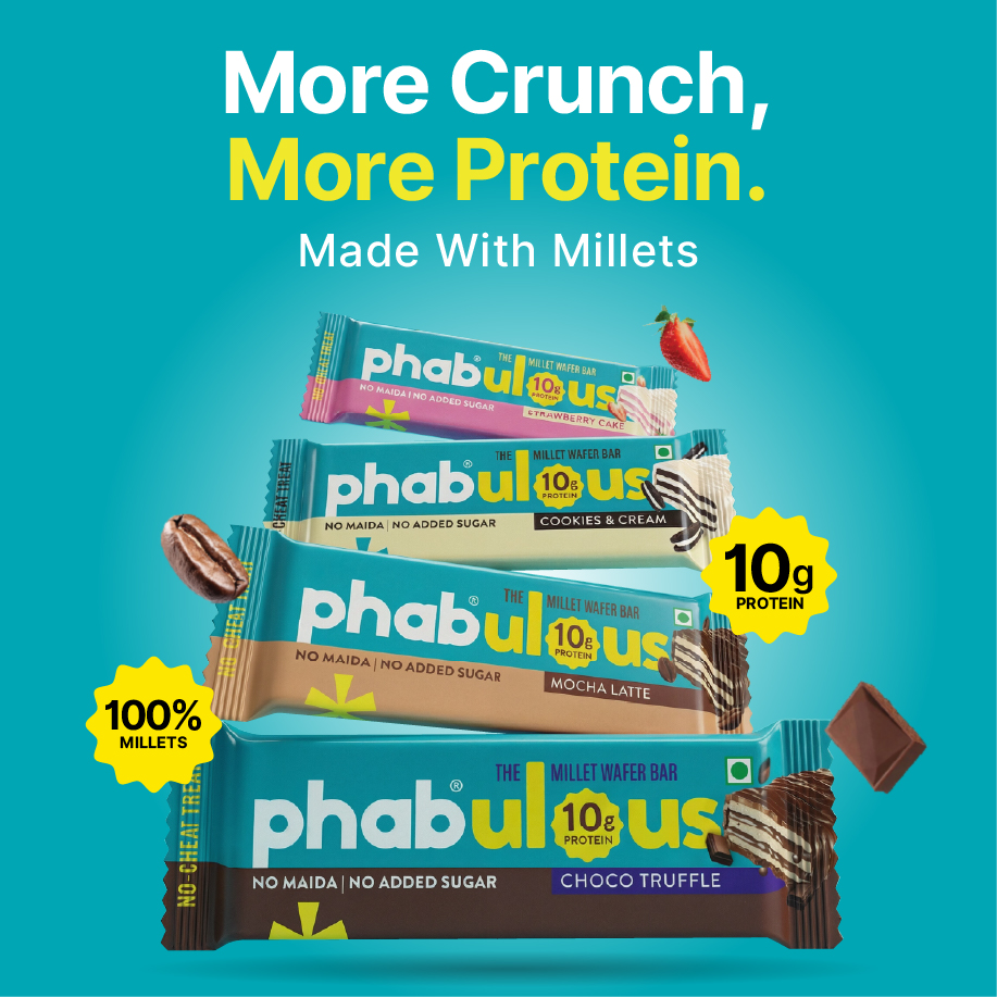 Phab Protein Bars Chocolate Brownie with 21g Protein, 8g High Fibre & 0 Added Sugar 100% Vegetarian | Healthy & Tasty Protein bar | Trans Fat-Free & No Preservatives Protein bars (Pack of 12 x 65g)