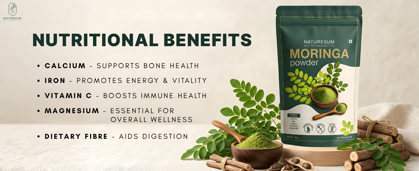 Organic Moringa Powder, 250g