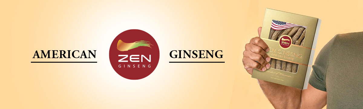 Zen Ginseng American Wisconsin Ginseng Large Short Root, 4 Oz, 1-Pack