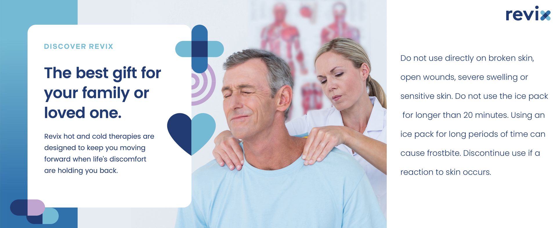 REVIX Neck Ice Pack Wrap – Reusable Hot Cold Gel Pack for Neck and Shoulder