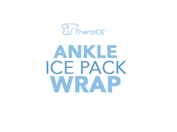 TheraICE Ankle Ice Pack Wrap, Achilles Tendonitis Brace, Plantar Fasciitis