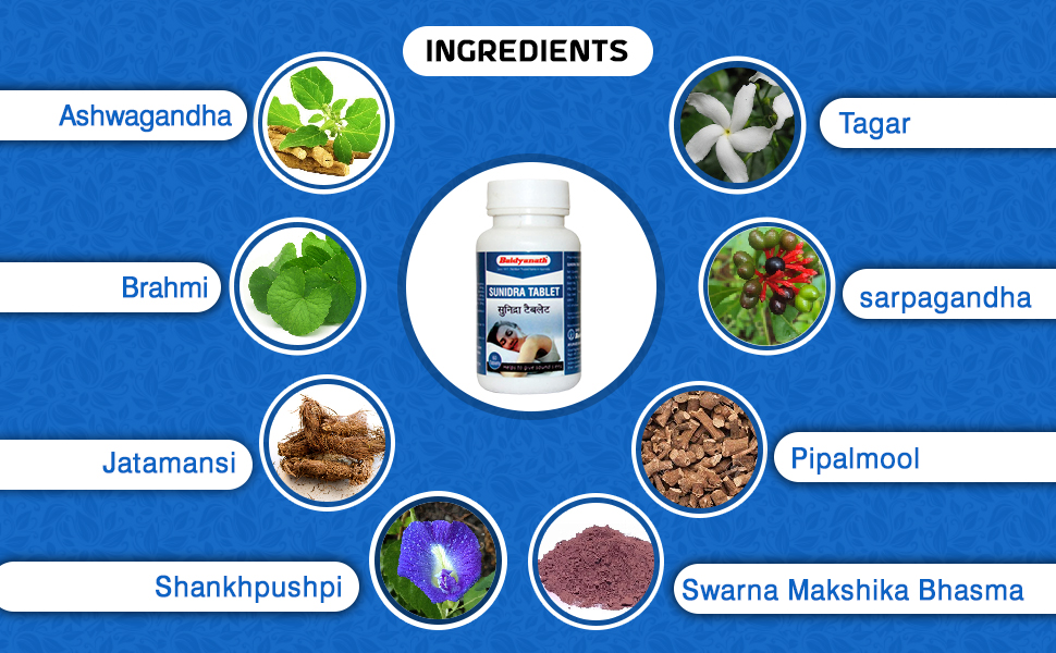 Baidyanath Asli Ayurved Sunidra 60 Tablets - (Pack of 5)