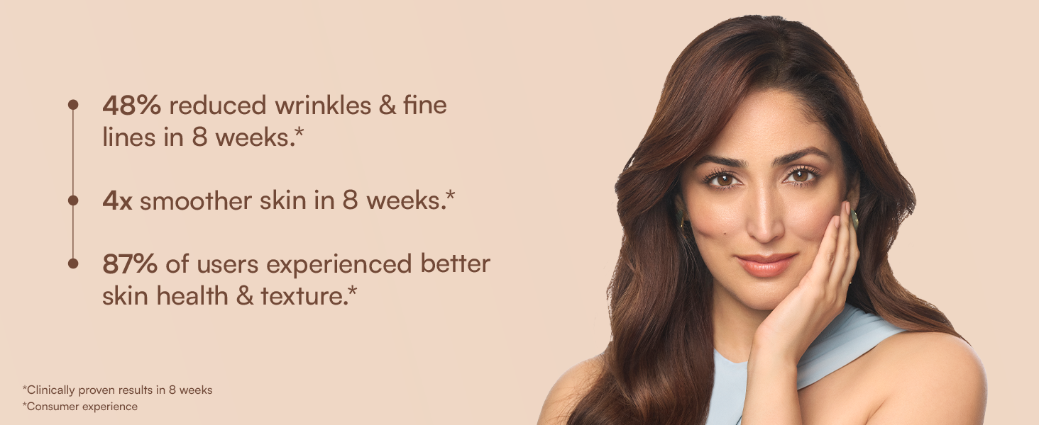 hk vitals Skin Radiance Marine Collagen Supplement, 100g + Sipper
