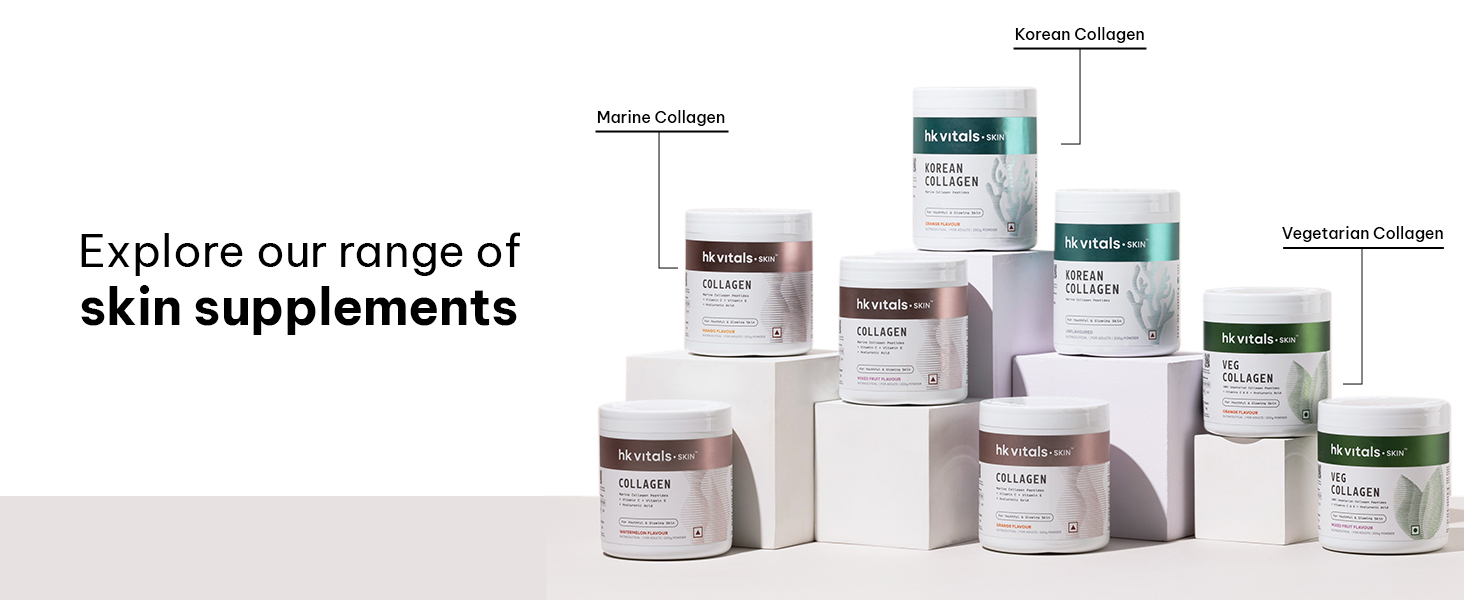 hk vitals Korean Marine Collagen Supplement, Orange, 250g
