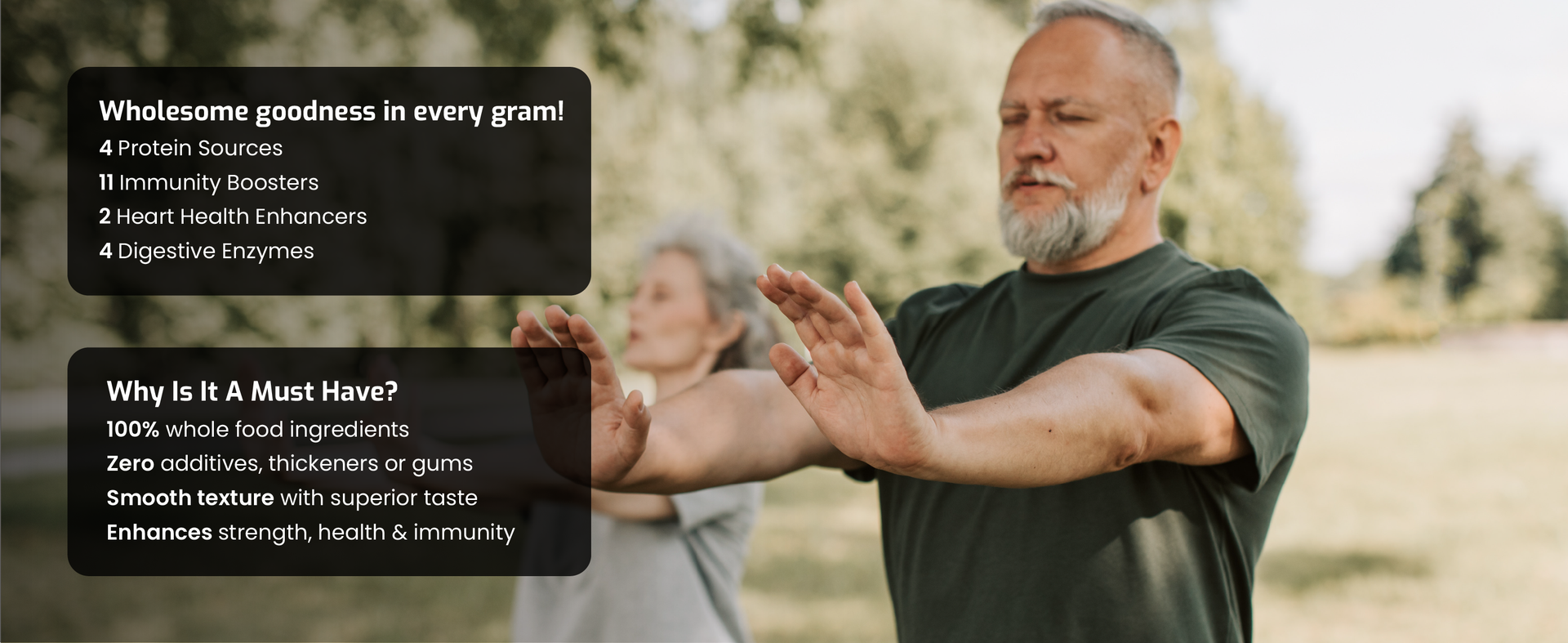 Plantigo Superior 51+ Plant Protein Powder for Senior Adults | Elders, Old Men & Women | No Sugar, 14 Calories | Pea Protein, Oats | Heart Health & Muscle Recovery, Protein (Vanilla - 500g)
