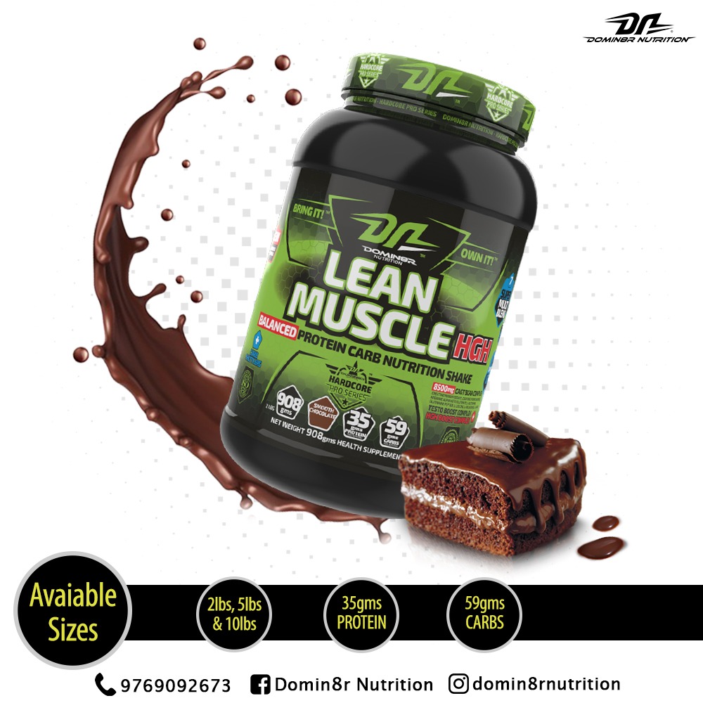Domin8r DOMIN8R Lean Muscle HGH - 10 Lbs (Smooth Chocolate)