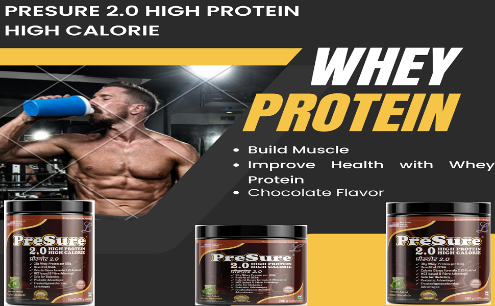 Whey Protein Powder Belgian Chocolate Flavor For Men And_Women__(400 gm)
