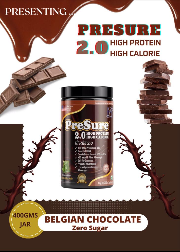 Whey Protein Powder Belgian Chocolate Flavor For Men And_Women__(400 gm)