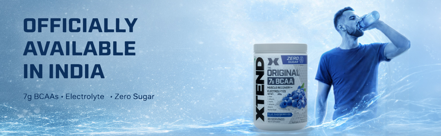 XTEND Original BCAA Powder (Italian Blood Orange), 7g BCAAs in 2:1:1 Ratio, Intra Workout Support with Glutamine & Electrolytes, Amino Acids for Hydration & Muscle Recovery, 426 gm, 30 Servings
