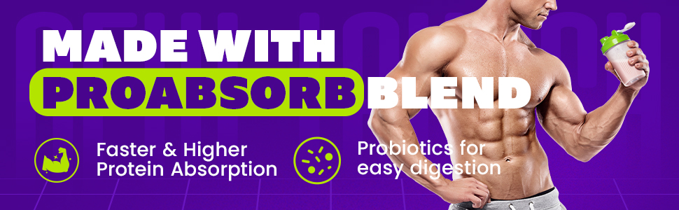 Yogabar ProClean Whey Protein Concentrate 1kg | 27g Protein per Serve | Unflavoured Whey Protein Powder | Clean & Light | Patented & Clinically Tested Pro-Absorb Blend