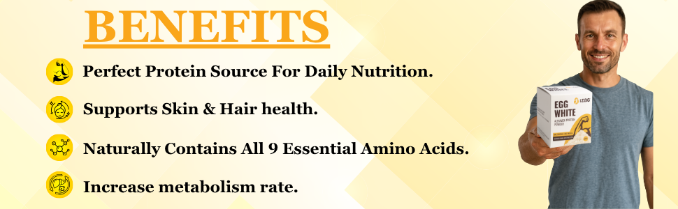 iZaG Egg White Albumen Protein Powder | Unflavoured | Clean Protein Source | Gluten-Free, Lactose-Free | Supports Daily Protein Intake (200 g)