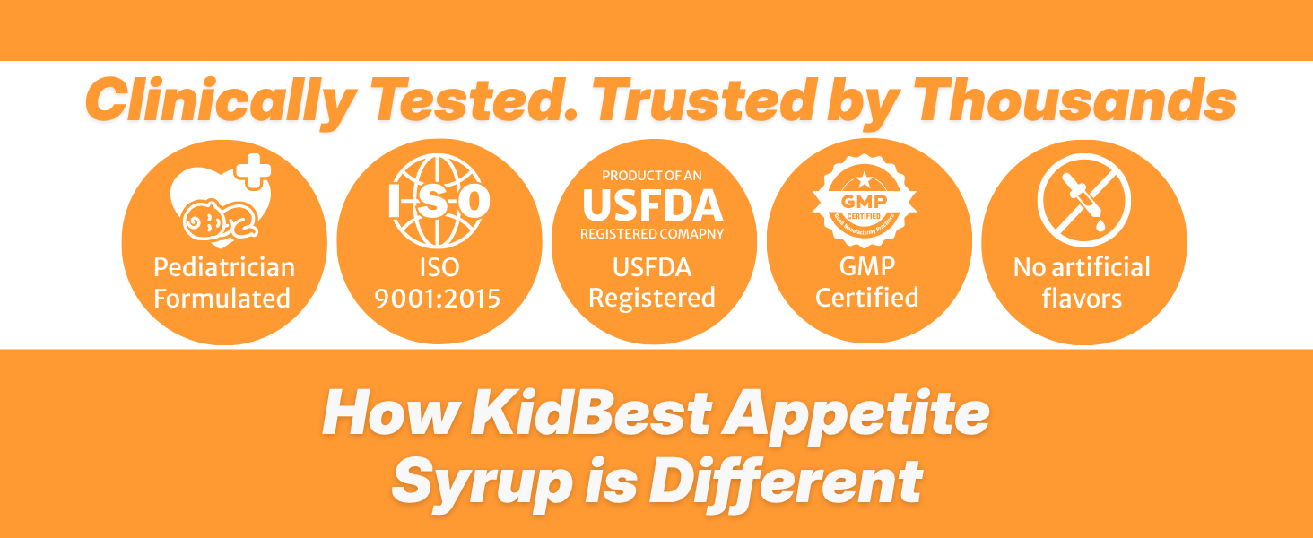 HealthBest Kids L-Lysine Nutritional Supplement Syrup, 200 mL | Essential Vitamins for Growing Children
