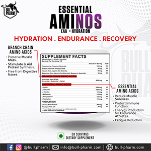 ESSENTIAL AMINOS | HYDRATION | Vegan BCAA,L-Leucine,L-Iso Leucine,L-Valine,Coconut Water Powder | Lean Muscle Building I Recovery I FSSAI Approved (Cranberry Grape)