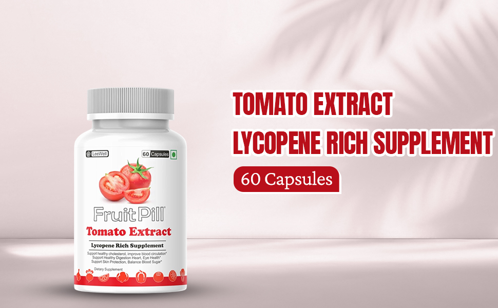 (LeeWell) Tomato Extract Lycopene Supplement, 60 Capsules