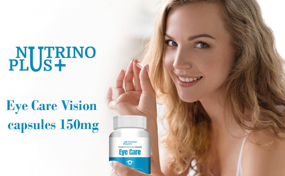 Eye Care Vision Capsules 150mg | Lutein & Zeaxanthin Supplement for Blue Light & Digital Eye Support | 60 Vegetarian Capsules | USA Formulated