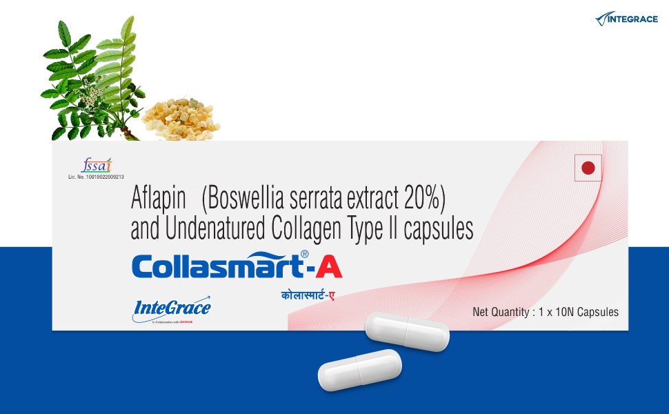 UC-II Undenatured Type 2 Collagen with Plant Extract - Aflapin (Boswellia Serrata)|30 Mini Capsules (Pack of 3) | 20mg Advanced Health Supplement for Men and Women, 20 grams