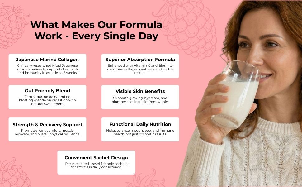 AKYA Japanese Marine Collagen for Antiageing, Skin & Hair Supplement