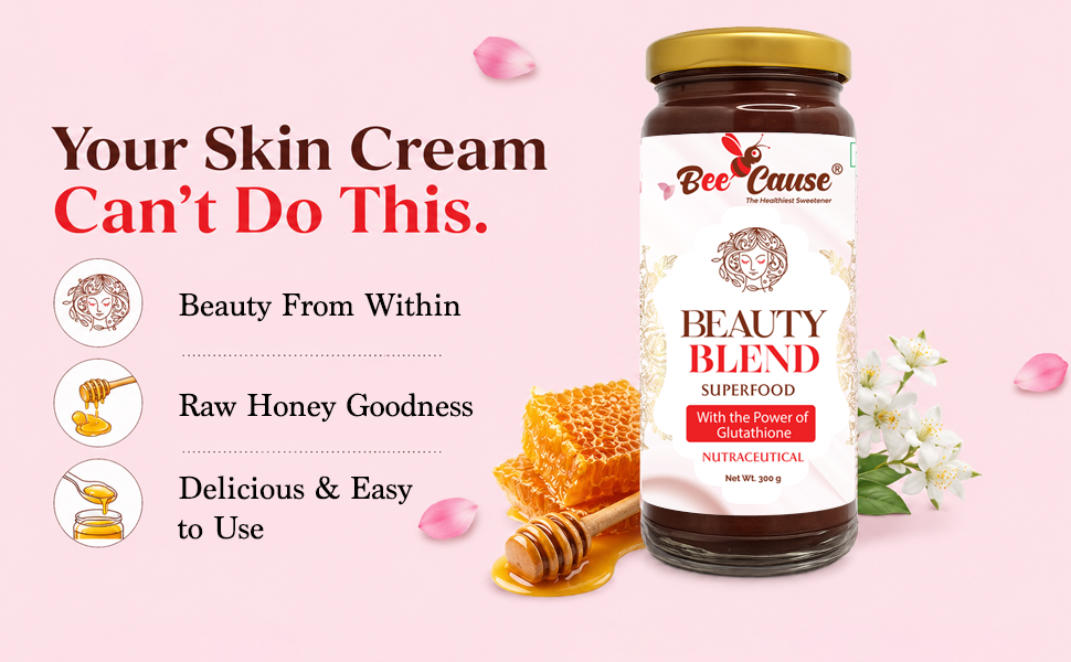 BeeCause Beauty Blend with Glutathione 300g Anti Aging Superfood