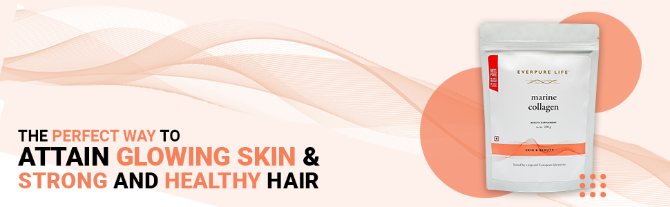 Skin & Beauty Marine Collagen Powder (75g) | Hydrolysed Korean Supplement Peptides for Glowing Skin, Healthy Hair & Nails | No Added Sugar & Unflavoured | For Men & Women