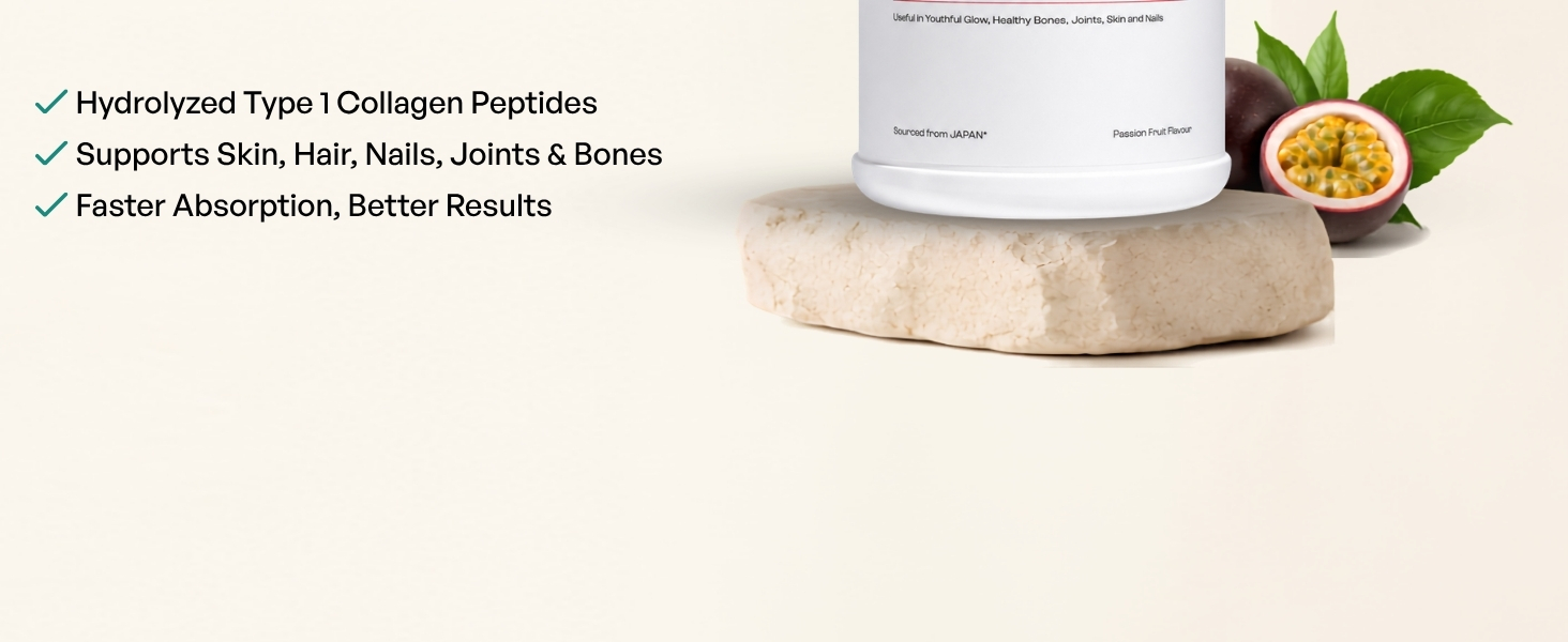 Ethniq Japanese Marine Collagen Peptides Powder, Hydrolyzed Type I, 450g