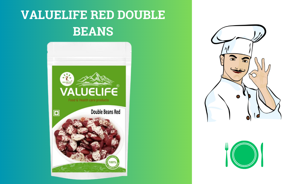 Valuelife Natural Red Double Beans for Healthy Cooking (whole) - (990g)