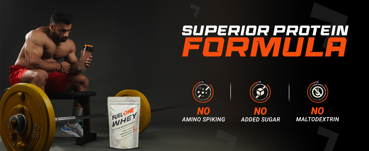 FUELONE Whey Protein Blend, Rich Chocolate, 1kg (2.2lbs)