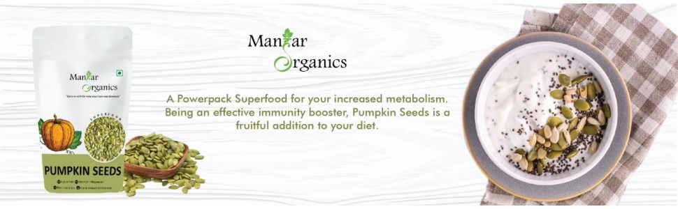 ManHar Organics Raw Pumpkin Seeds for Eating 2kg| AAA Grade Organic Pepitas | Healthy Snack for Daily Diet | Rich in Fibre & Natural Nutrition
