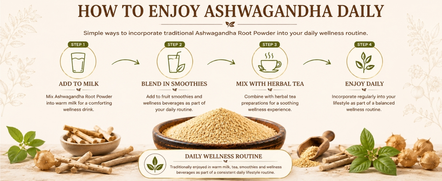 CARMEL ORGANICS Ashwagandha Root Powder 227 Grams