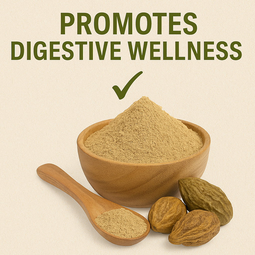 Pure Organio Organic Harad Powder | Haritaki Powder | Terminalia Chebula | Kadukkai Podi | Karakkaya Pudiyamu | 100% Natural & NPOP Indian Organic Certified | 100 Gm
