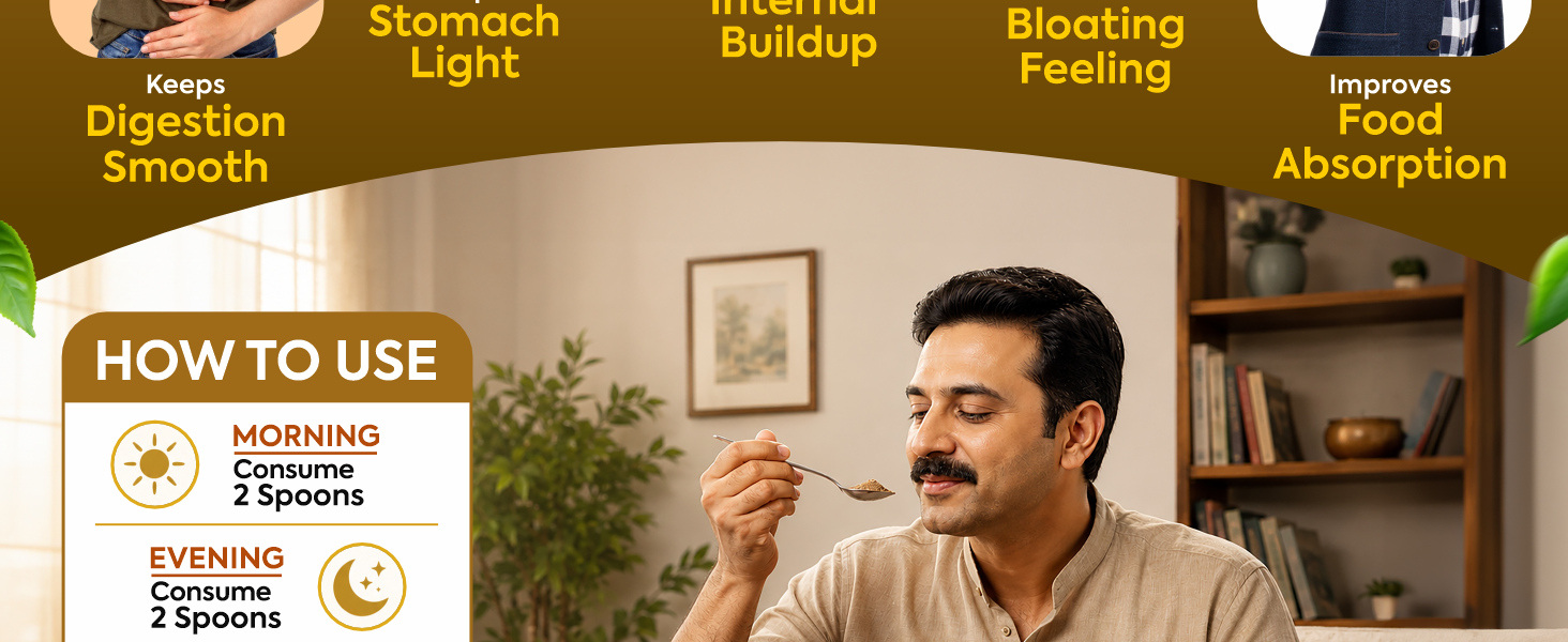 Jeena Sikho Acharya Manish Ji LVR Gut Detox Powder | Ayurvedic Liver & Digestive Supplement | For Metabolism and Digestion | With Bhumi Amla & Punarnava, 300 grams