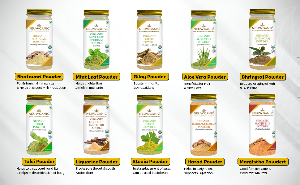 Organic Neem Leaf Powder - Neem Powder for Face Pack, Eating, Hair & Skin Care - 200 Gm - Pack of 1
