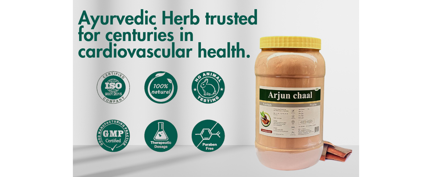Jain Arjun Ki Chaal Power 1Kg | Arjuna Powder | Supports Heart Health | Natural & Preservatives Free