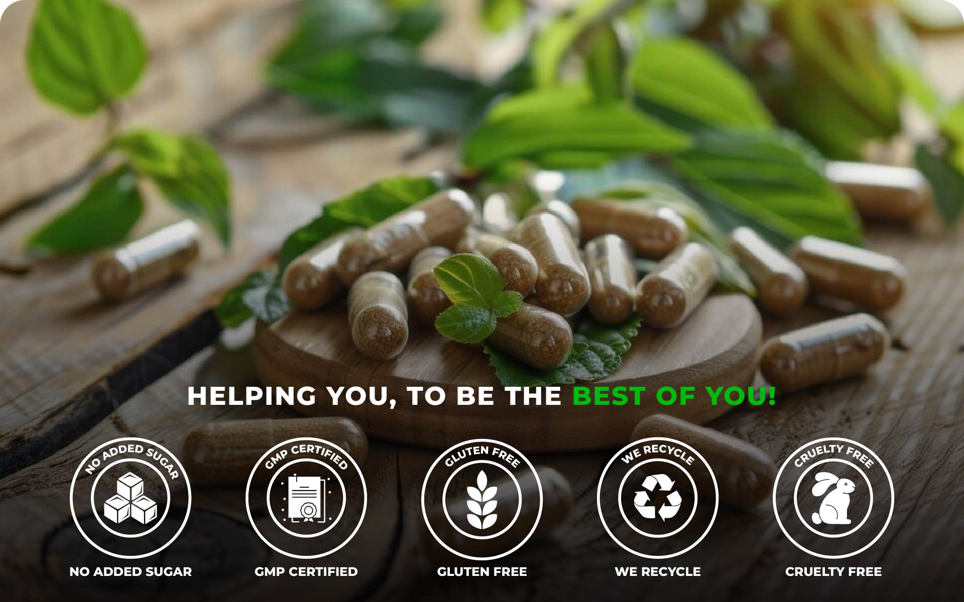 Humming Herbs EAA with Leucine, Isoleucine, Valine, Lysine, Methionine & More | 1350mg | 90 Capsules | 7-in-1 Formula | 45 Days Supply