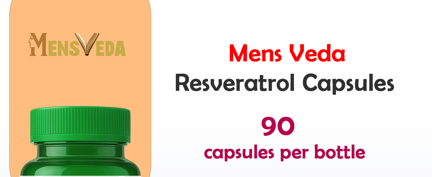 Resveratrol 560mg Supplement with Fisetin, Spermidine & Quercetin | Antioxidant, Heart Health & Healthy Aging Support Capsules | 90 Veg Capsules