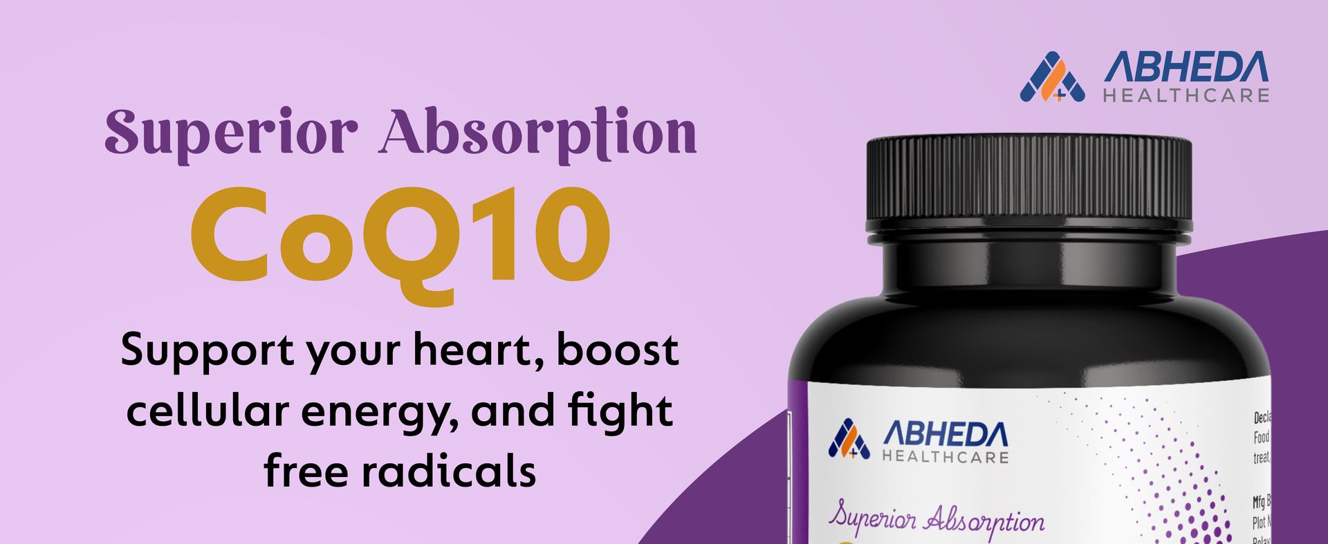 Coenzyme 10 - Coq10 Capsules | 200mg 60 Vegetarian Capsules - Supports Heart Health, Energy Production & Cellular Function