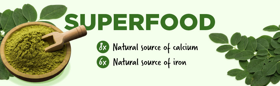 Two Brothers Organic Farms Moringa Powder | Rich in Nutrients | Contains essential vitamins and minerals | Naturally boosts energy and overall gut health | Chemical Free Lab - Tested 100 gms