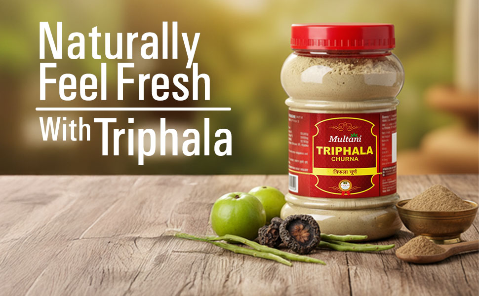 Multani Triphala Churna 500gm | Helps relieve constipation & Cleanses The Stomach