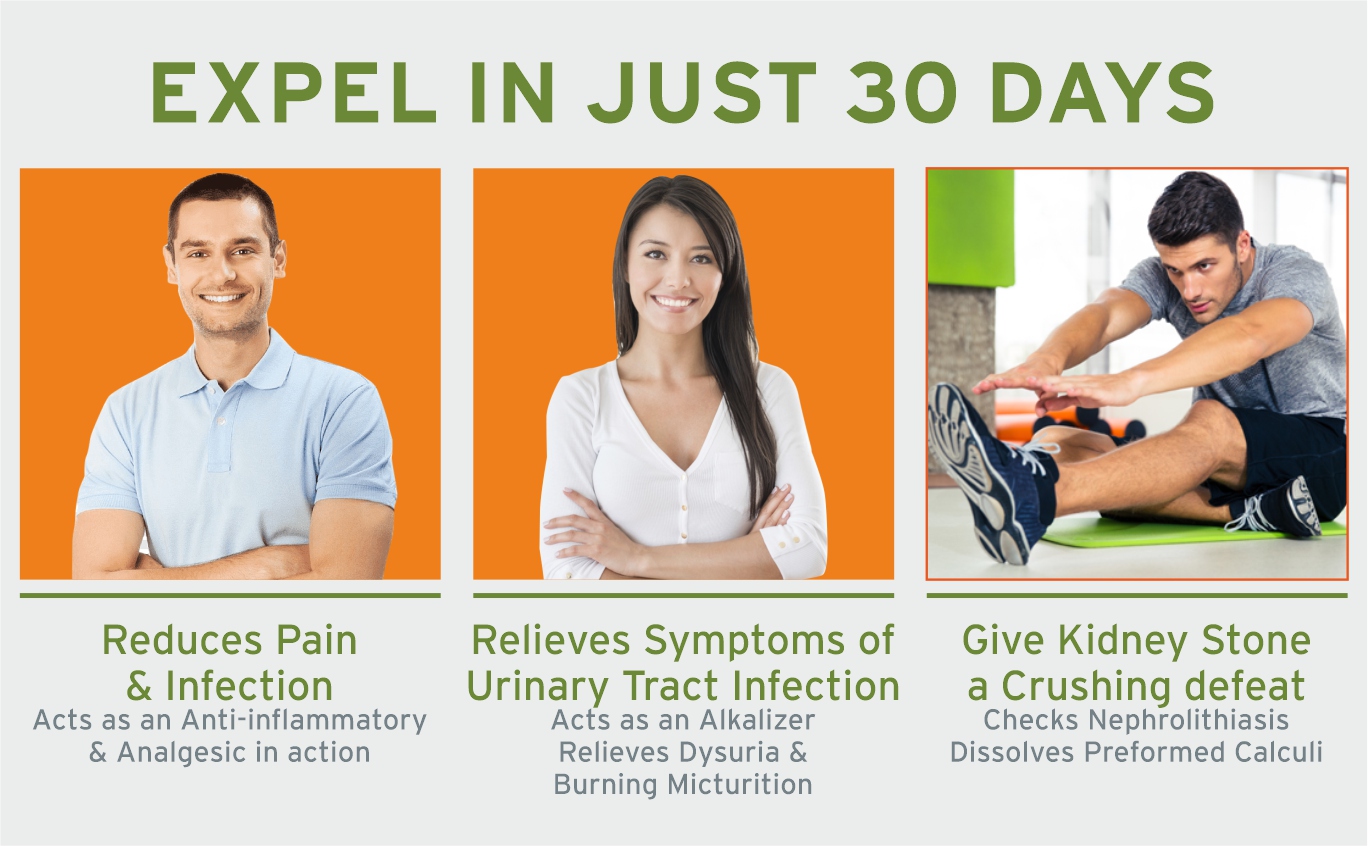 STONEX Helps to Detox Kidney Cleanse Purifier | Urinary Tract Infection (UTI), Kidney Stone Dissolution Herbal Supplement - 100 Capsules